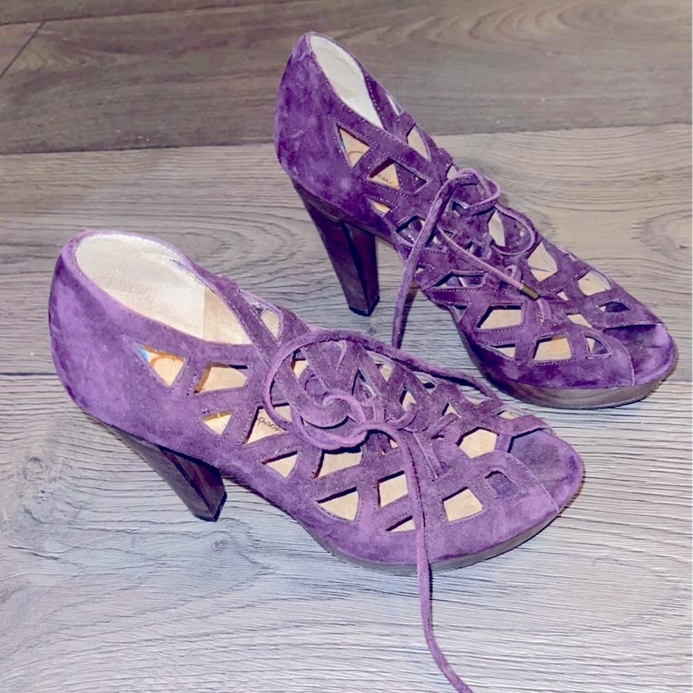 Jessica simpson platform heel size 6 1/2 - Picture 1 of 3